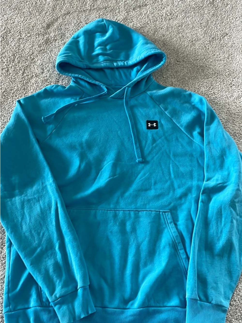 Under Armour Men’s Aqua Blue Pullover Hoodie